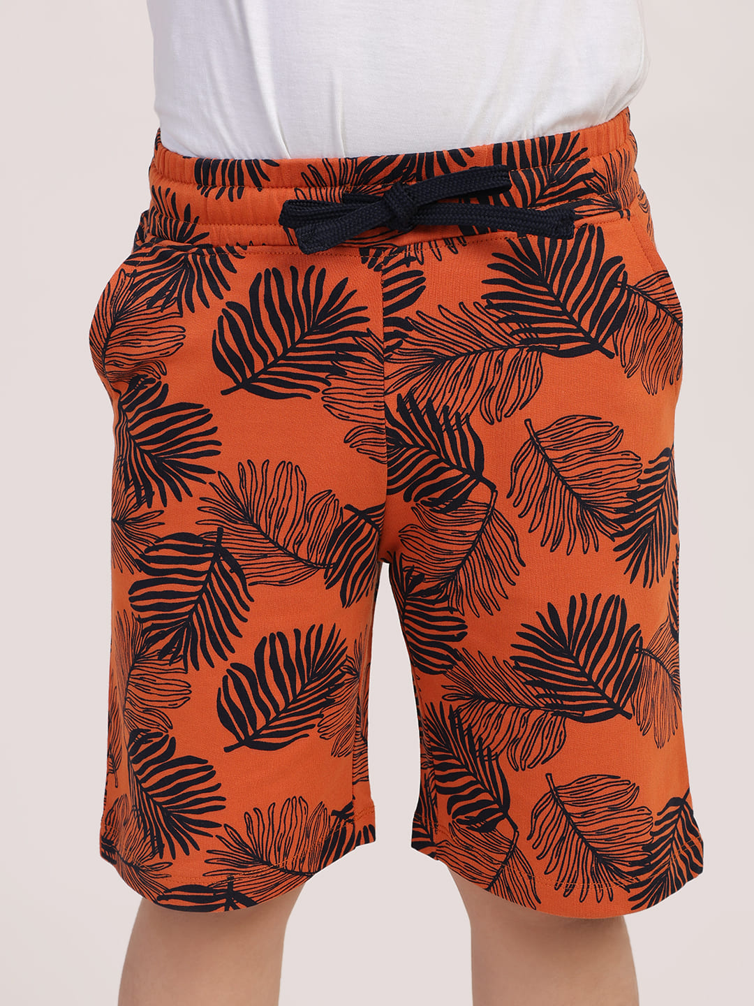 REBORN - Boys 1 piece printed jogger -Rust