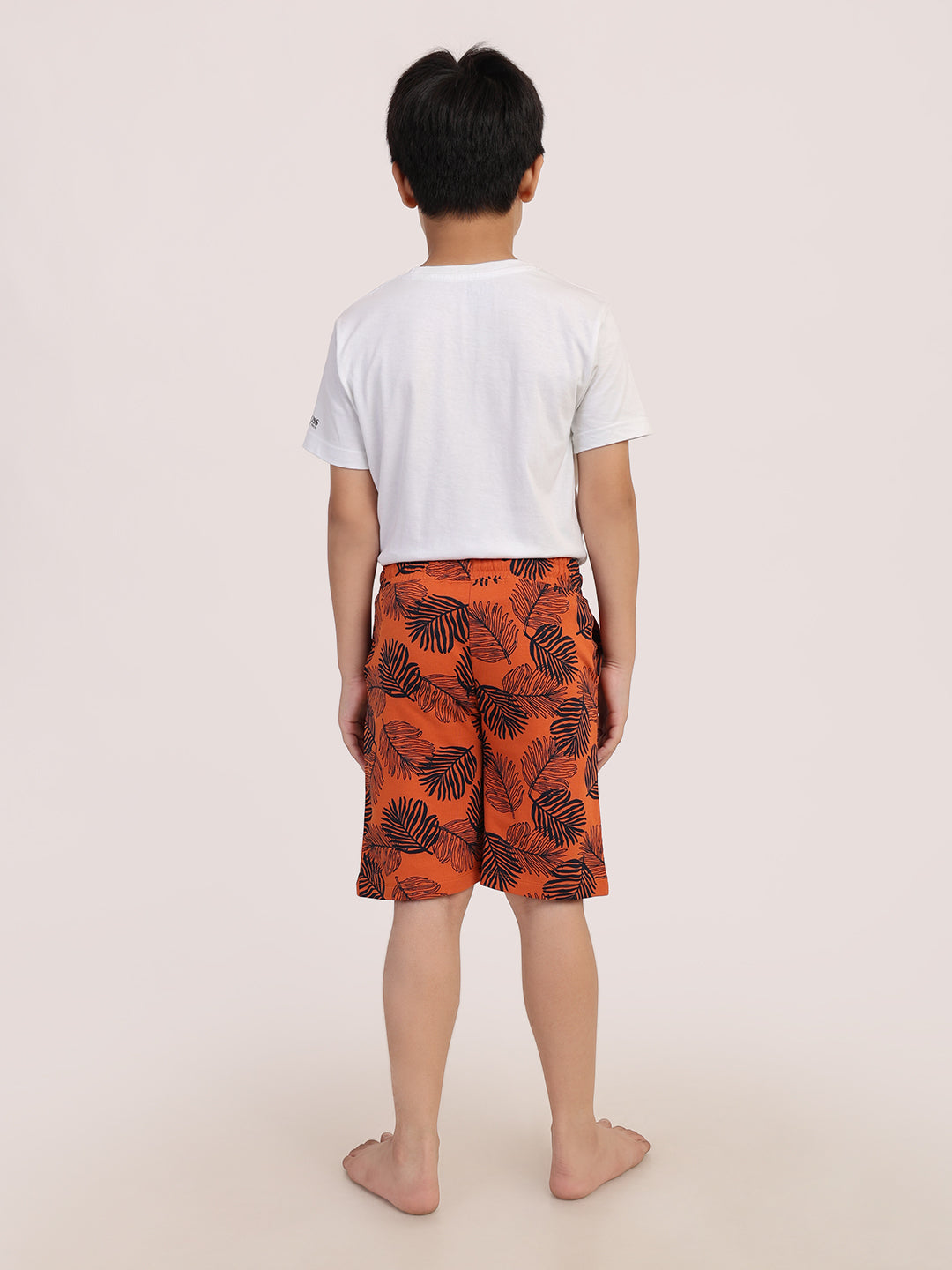 REBORN - Boys 1 piece printed jogger -Rust